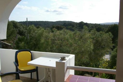 View to the nature reserve