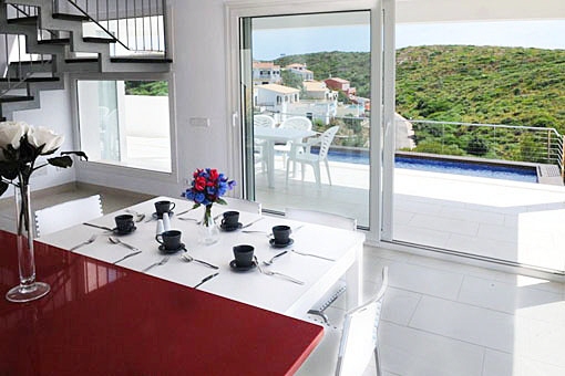Dinning area with open kitchen