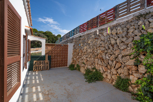 Rear terrace