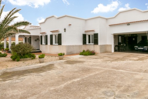 Front views of the house