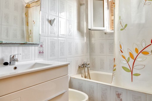 Bathroom with bathtub and daylight