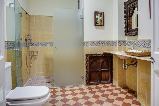 Bathroom in an authentic style