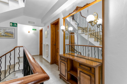 Staircase and corridor