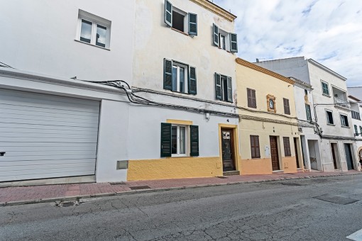 Front view of the house