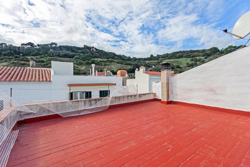 Terrace with view over the town