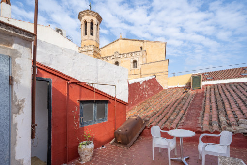 Small roof terrace