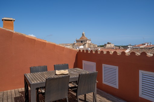 Dining area on the terrace