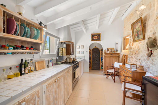 Kitchen with traditional charme