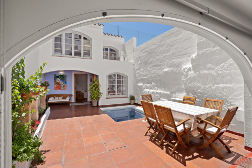 Patio and pool