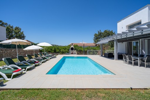 Splendid pool area