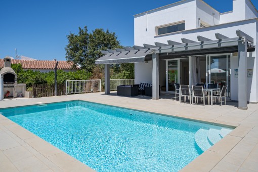 Pool and covered terrace