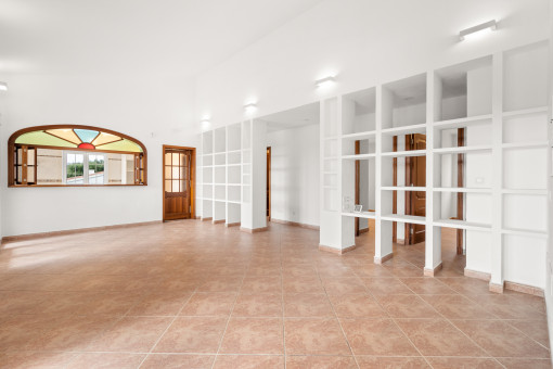 View to the kitchen