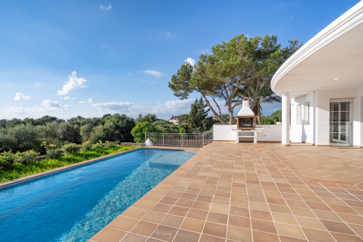Barbecue terrace by the pool
