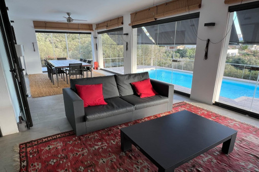 Porched terrace