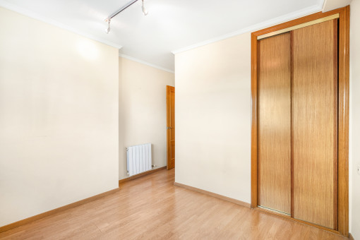 Bedroom with built-in wardrobes